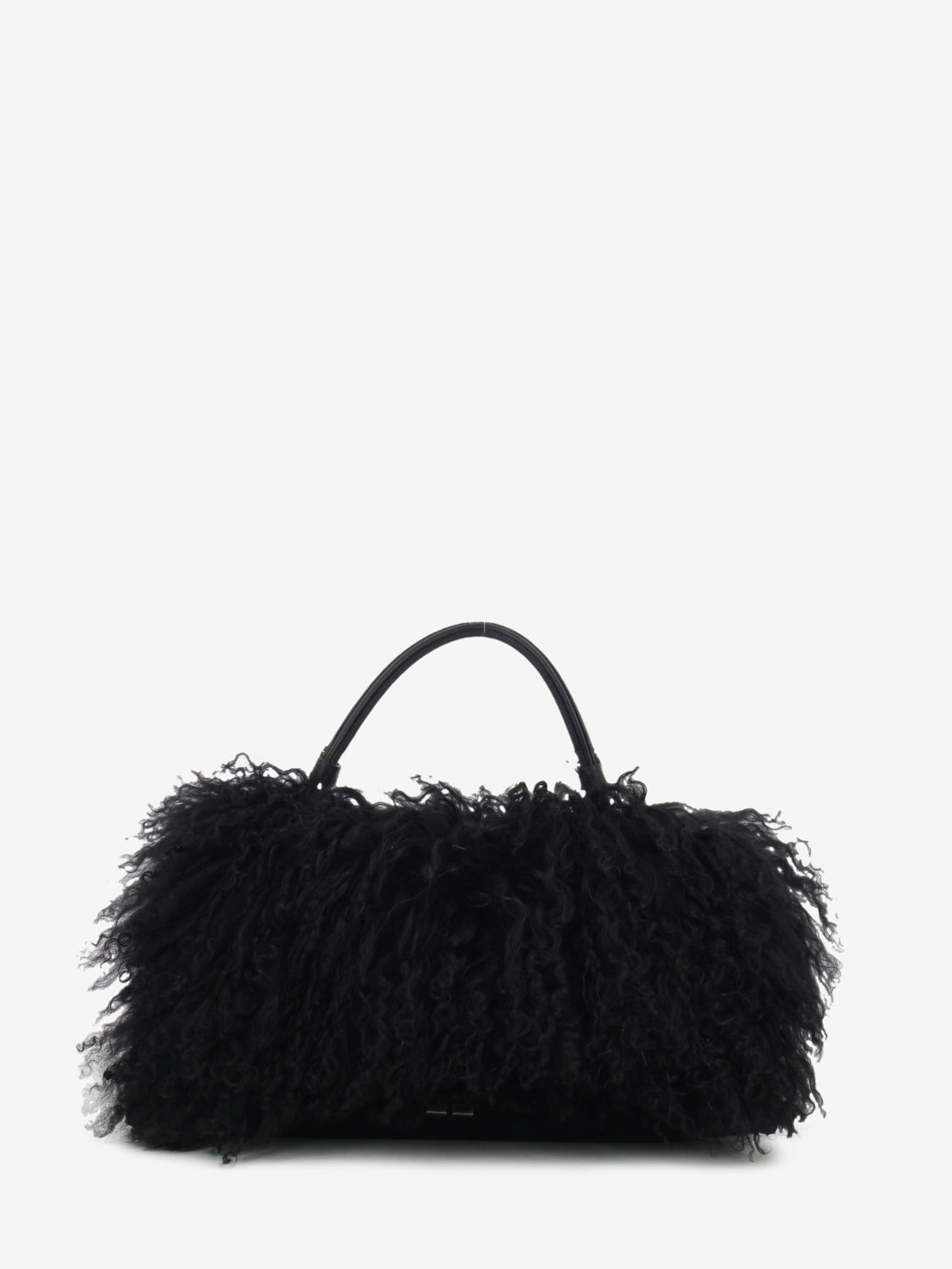 LAMB FUR BAG COL. BLACK 1.2737PL.KEND.NERO