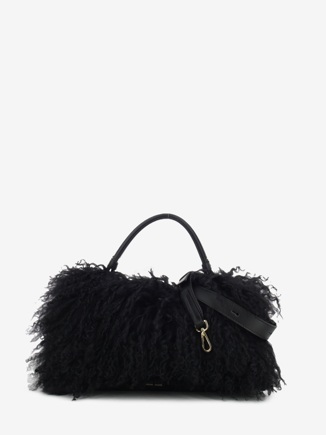 LAMB FUR BAG COL. BLACK 1.2737PL.KEND.NERO