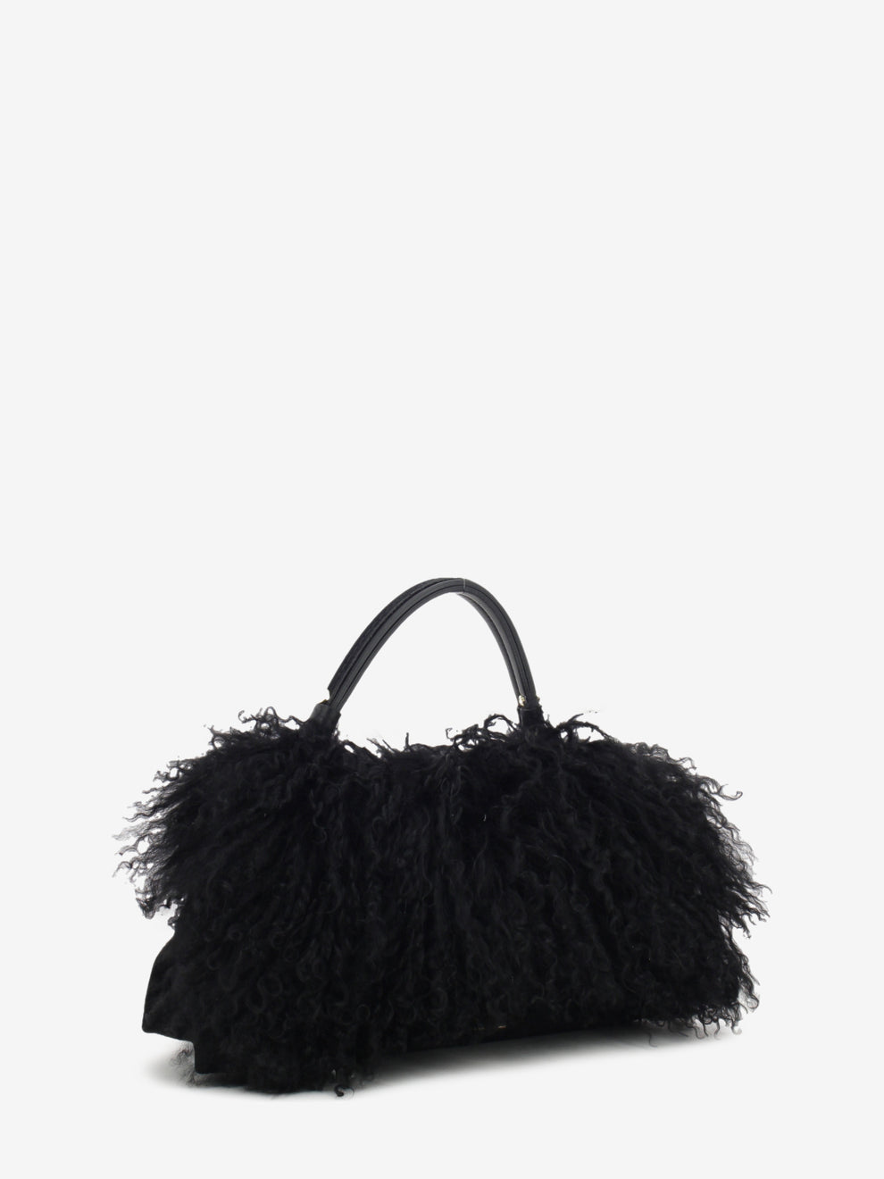 LAMB FUR BAG COL. BLACK 1.2737PL.KEND.NERO