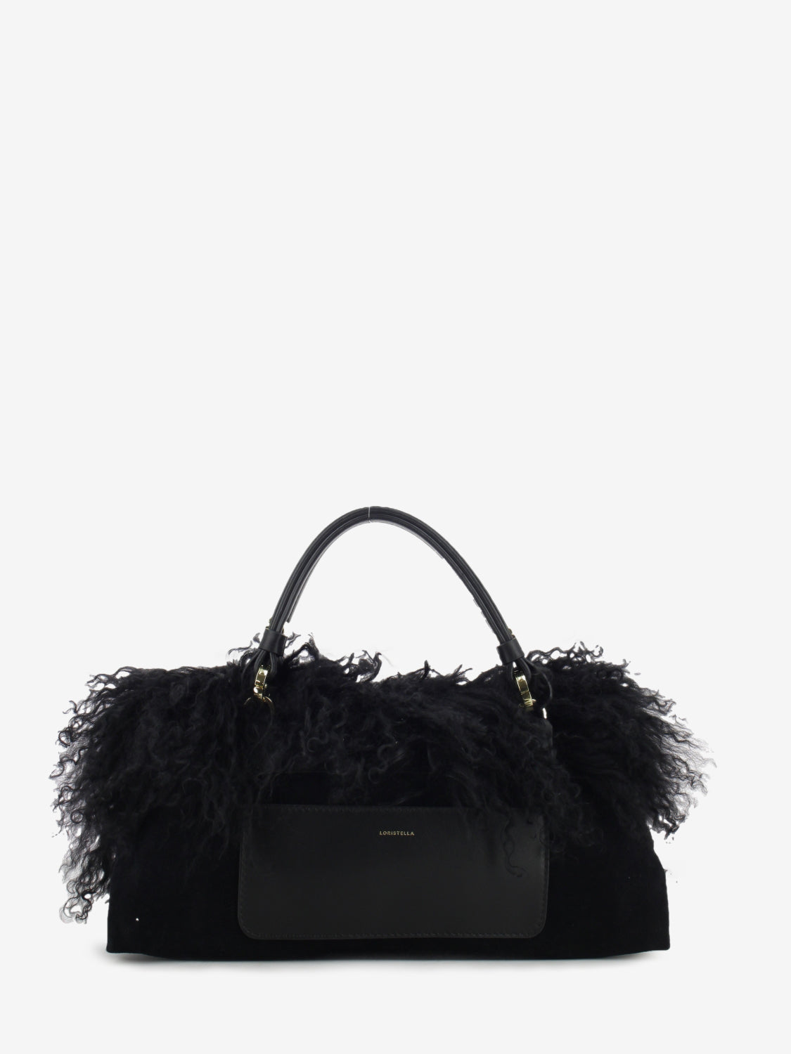 LAMB FUR BAG COL. BLACK 1.2737PL.KEND.NERO