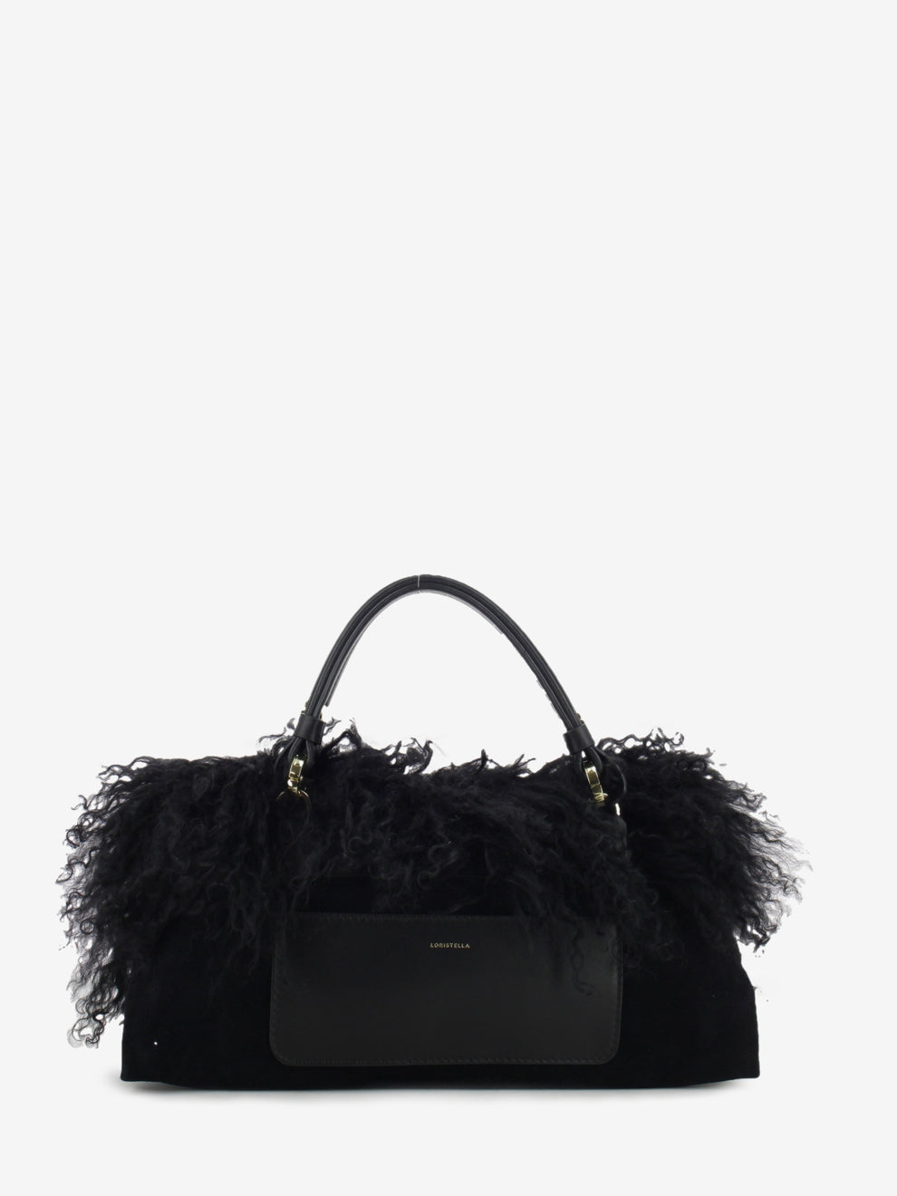 LAMB FUR BAG COL. BLACK 1.2737PL.KEND.NERO