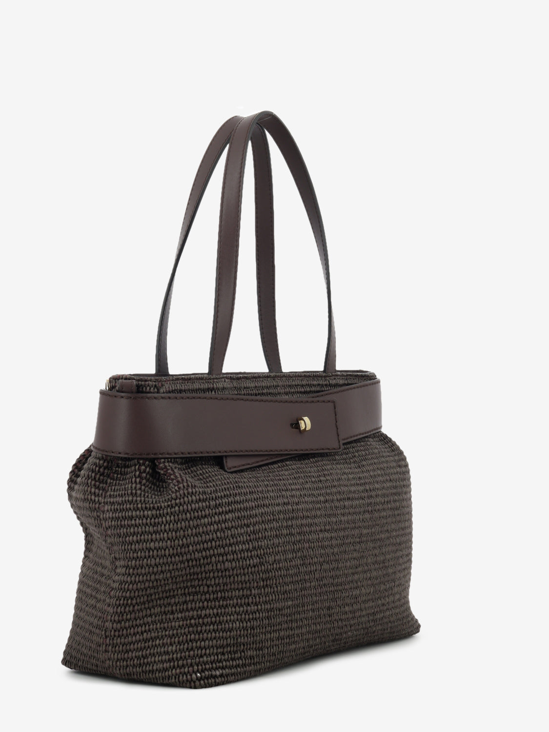 STRAW BAG CHOCOLATE/COCOA 1.3039P-GIADA_CIO/CA