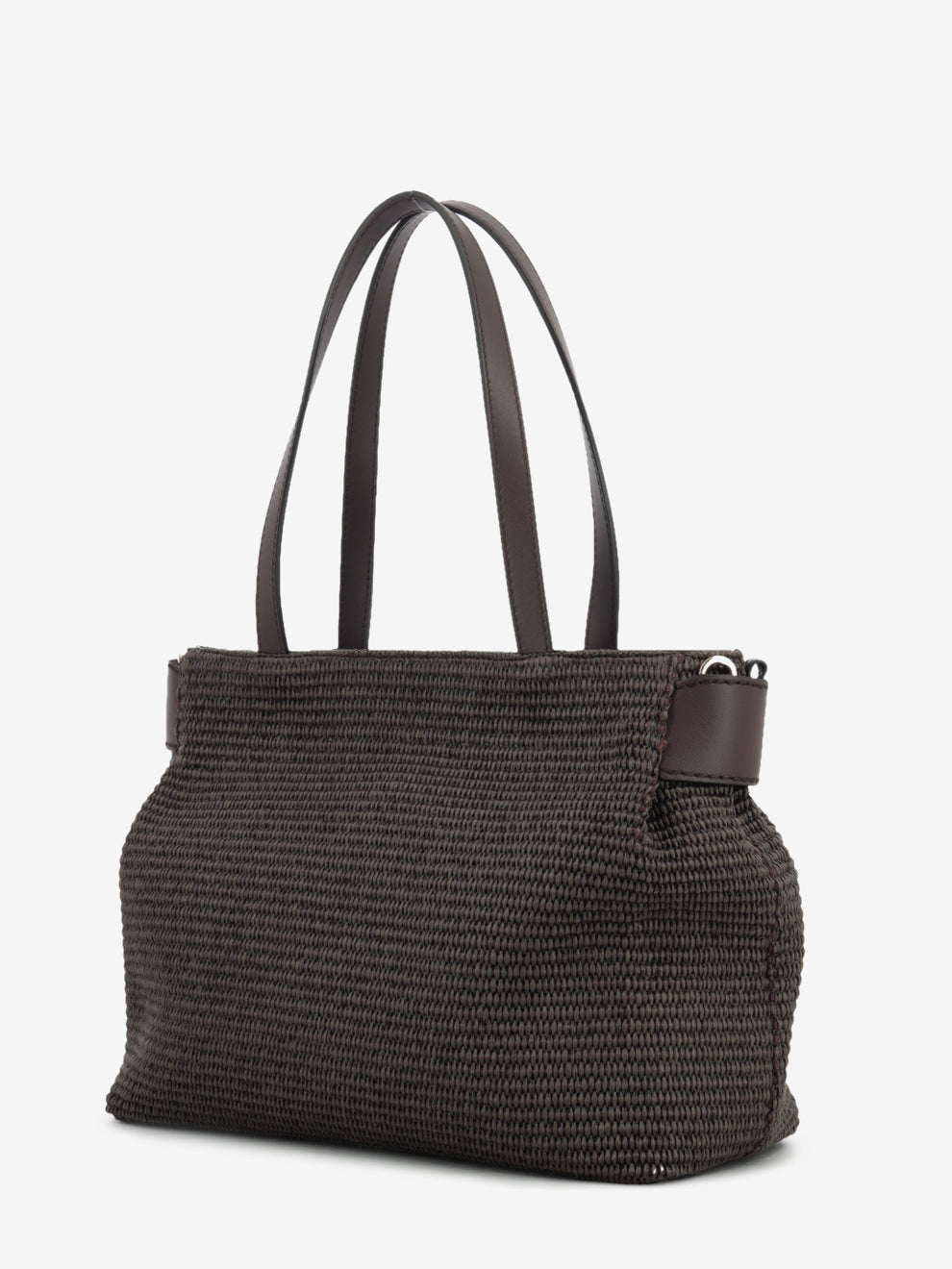 STRAW BAG CHOCOLATE/COCOA 1.3039P-GIADA_CIO/CA