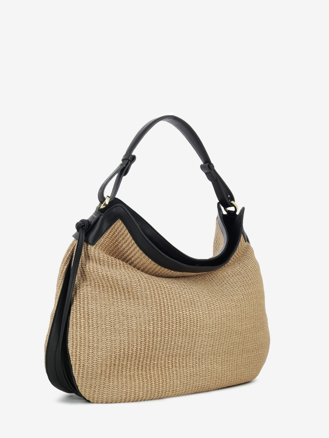 Borsa in rafia natural / black