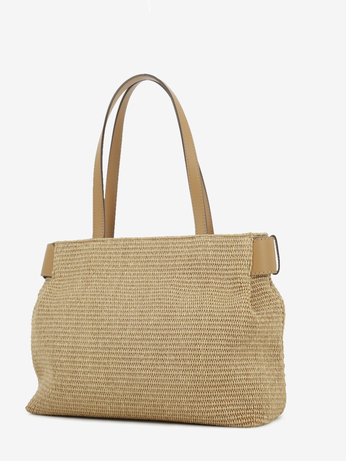 Natural raffia bag