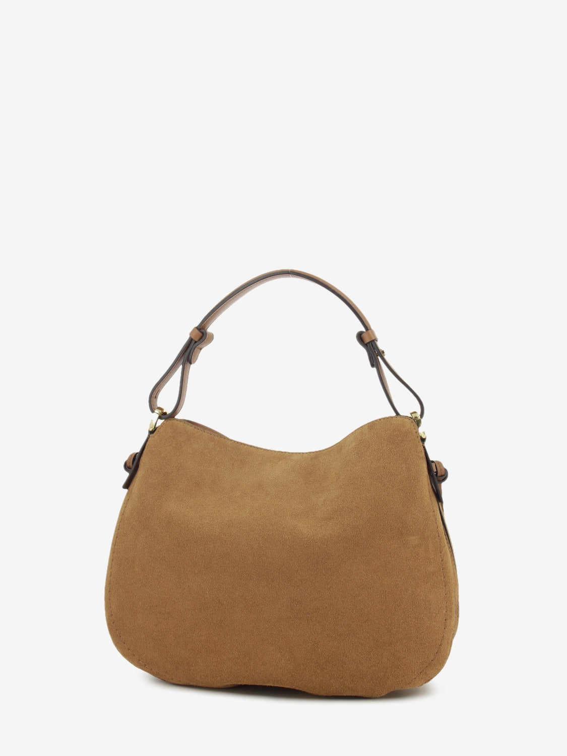 Carola cigar suede bag