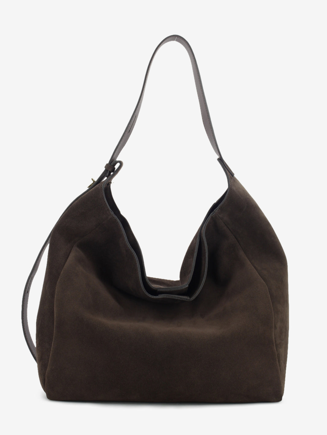 CHOCOLATE SUEDE LEATHER BAG 1.3098CA.EVA.CIOCCOL