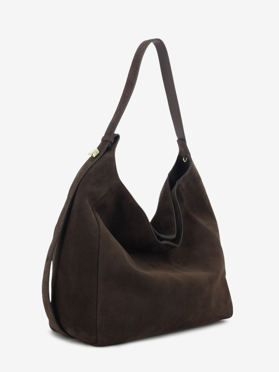 CHOCOLATE SUEDE LEATHER BAG 1.3098CA.EVA.CIOCCOL