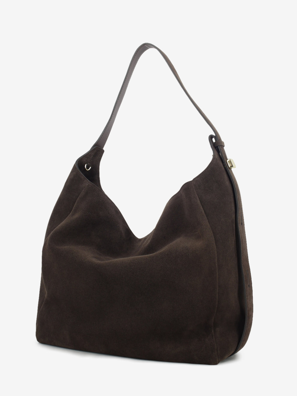 CHOCOLATE SUEDE LEATHER BAG 1.3098CA.EVA.CIOCCOL