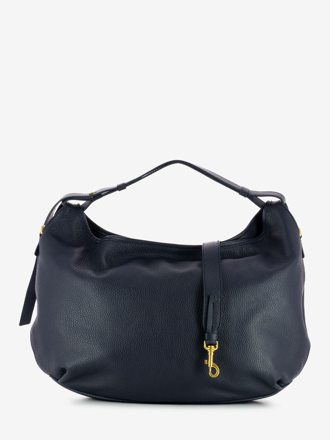 Ingrid bag in blue hammered leather