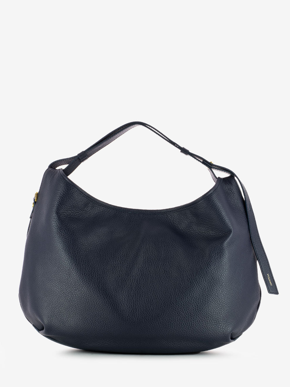 Ingrid bag in blue hammered leather