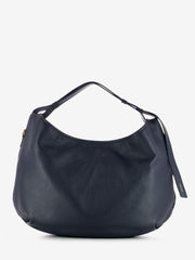 LORISTELLA - Borsa Ingrid in pelle martellata blu