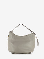 LORISTELLA - Borsa Ingrid small in pelle martellata grigia