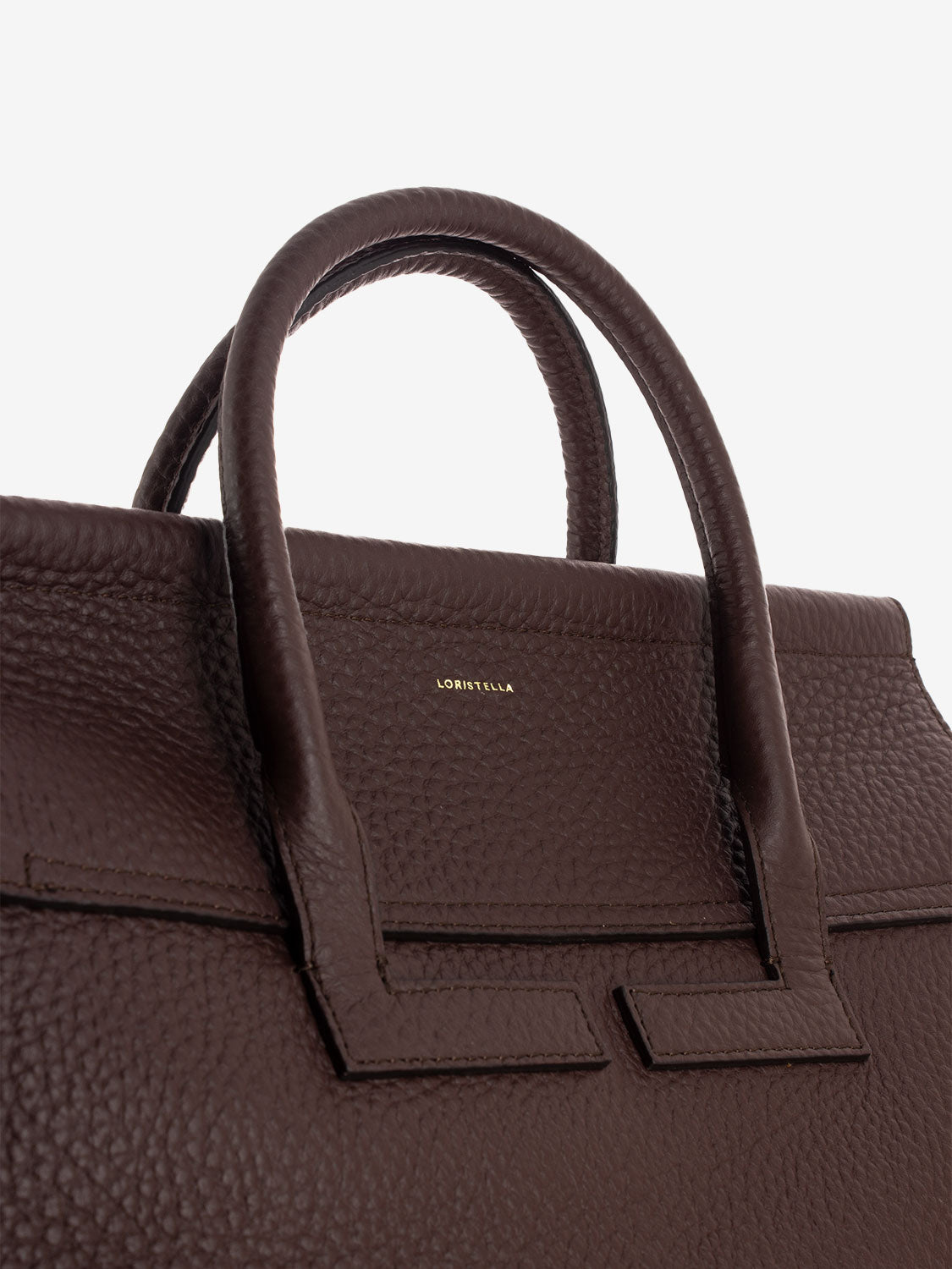 Borsa Isabella in pelle cioccolato