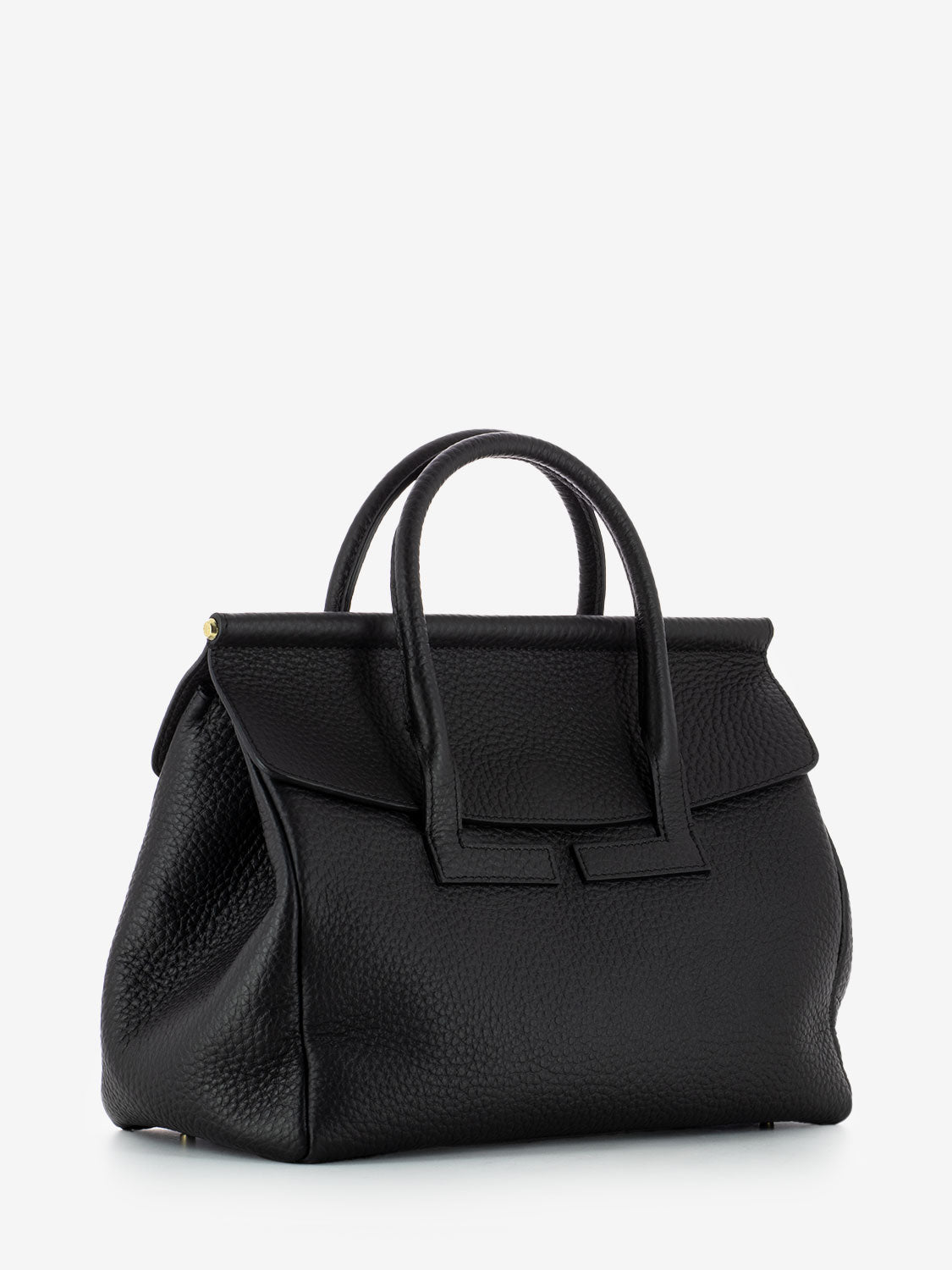 Borsa Isabella in pelle nera