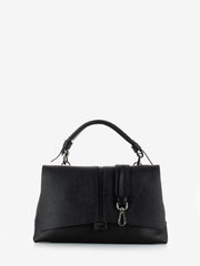 LORISTELLA - Borsa Kendall a tracolla in pelle nera