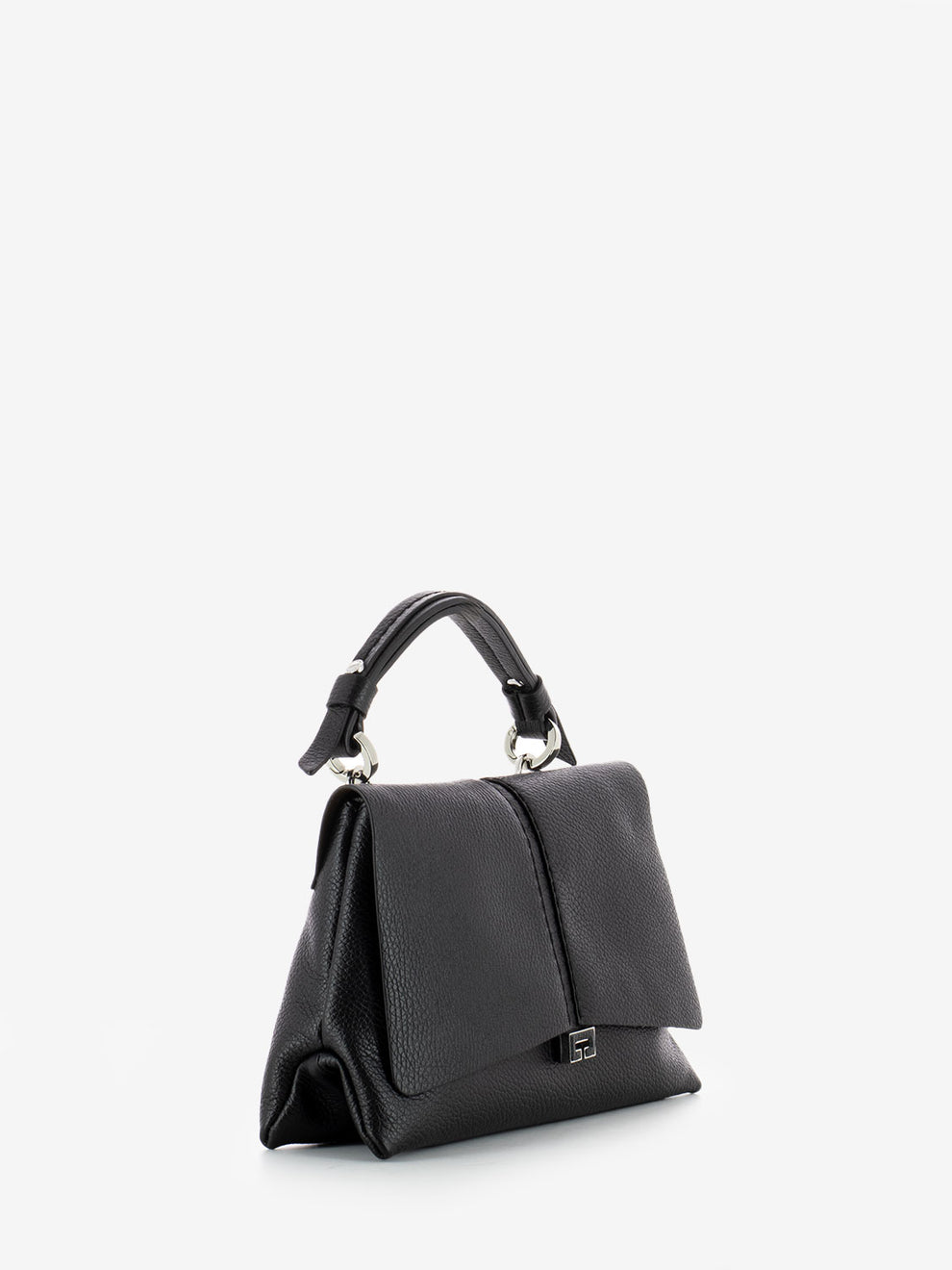 Kendall Black Leather Crossbody Bag