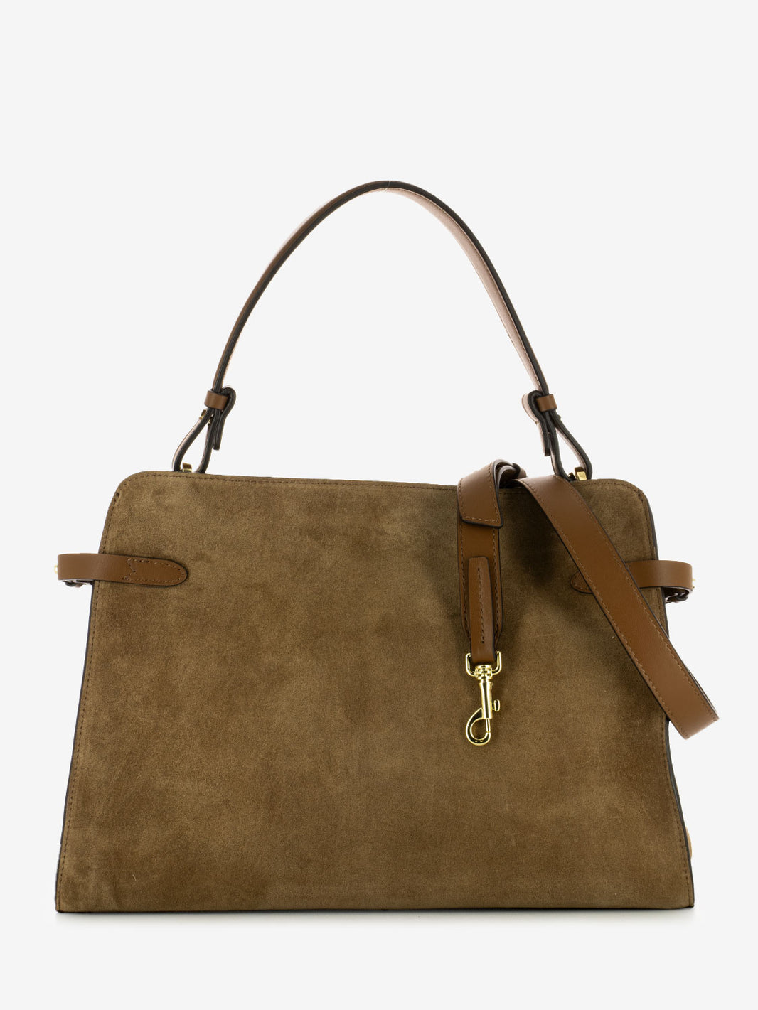 Borsa Matilda in suede cuoio