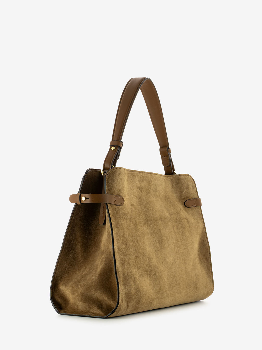 Borsa Matilda in suede cuoio