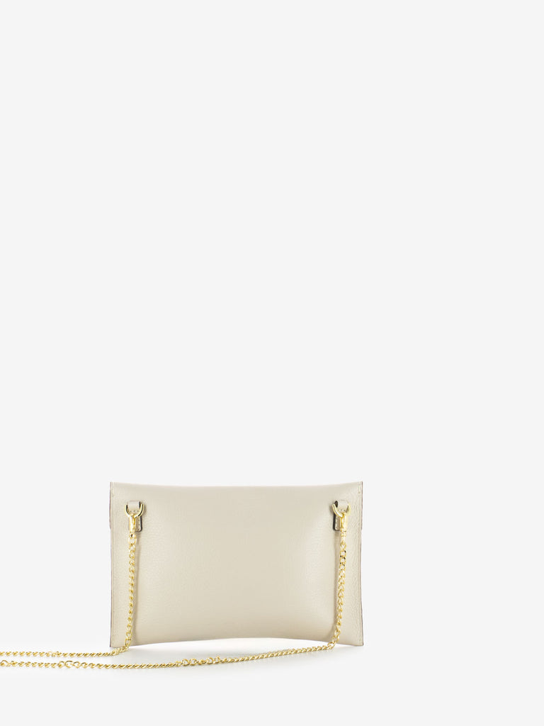 LORISTELLA - Borsa Muriel in pelle con pochette marble