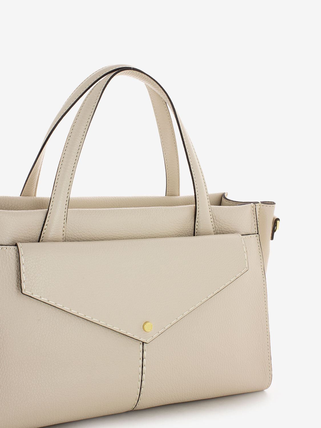 Borsa Muriel in pelle con pochette marble
