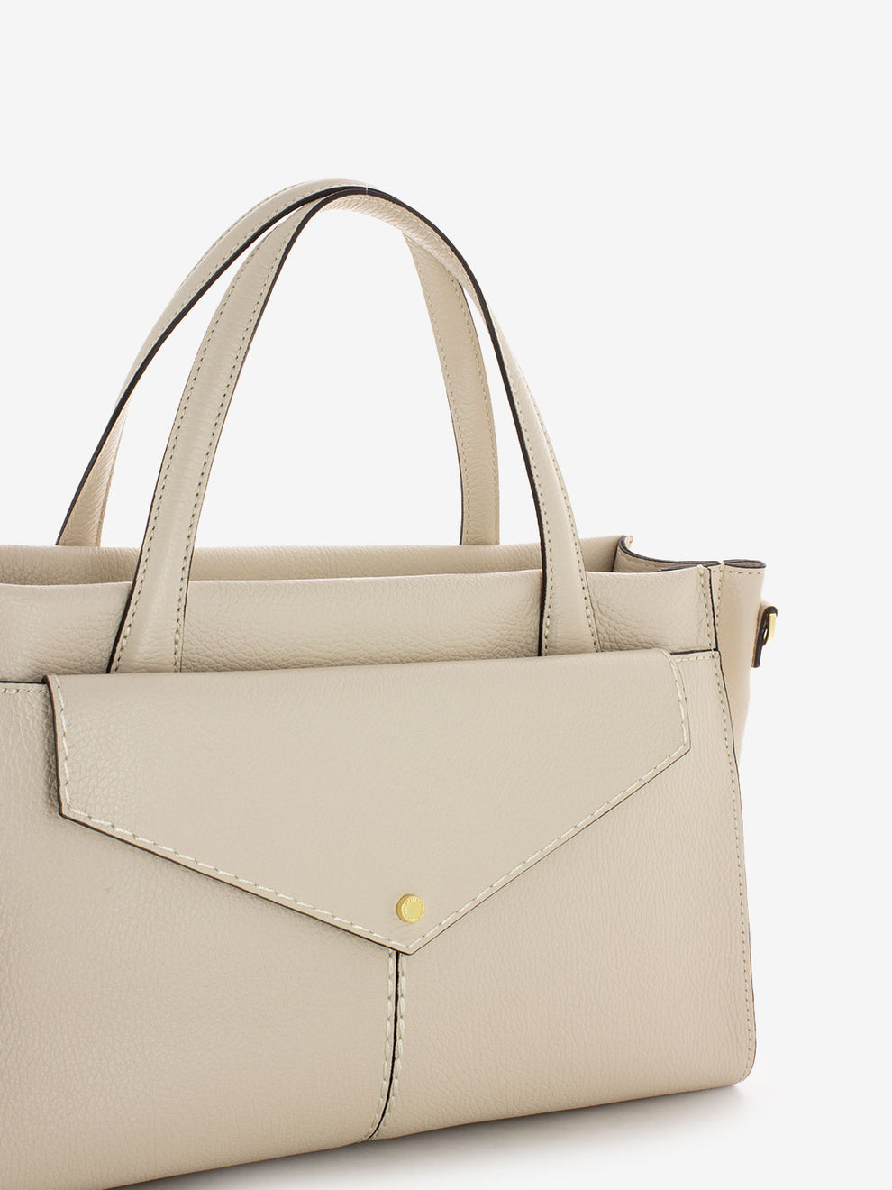 Borsa Muriel in pelle con pochette marble