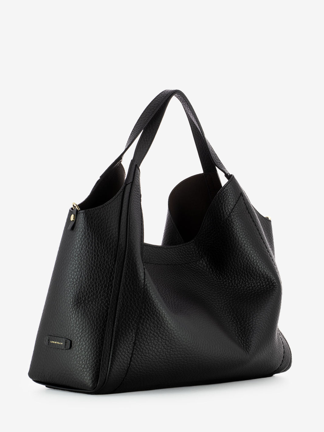 Borsa Serena in pelle nera
