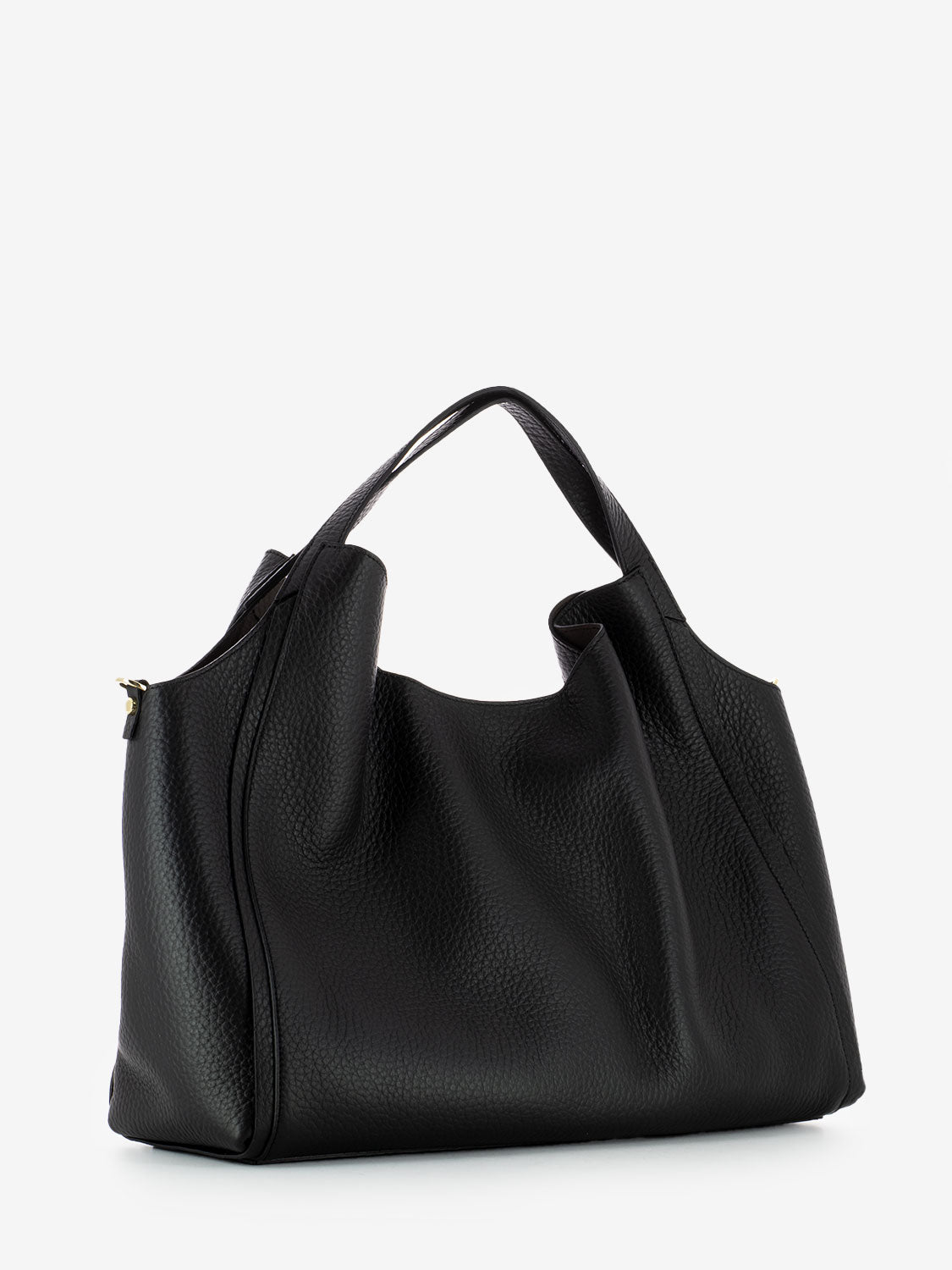 Borsa Serena in pelle nera