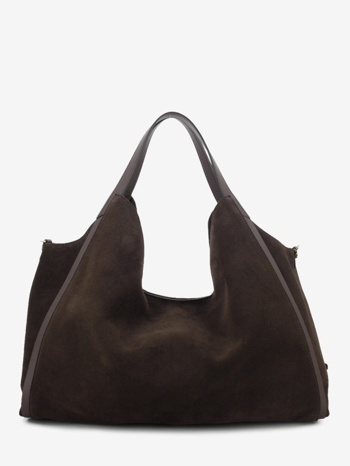 CHOCOLATE SUEDE LEATHER BAG 1.2787CA.SER.CIOCCOL