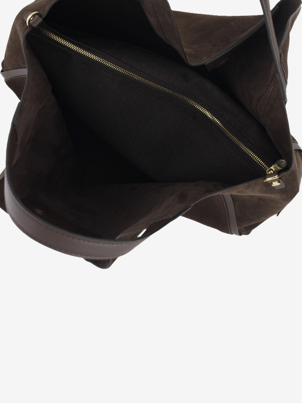 CHOCOLATE SUEDE LEATHER BAG 1.2787CA.SER.CIOCCOL