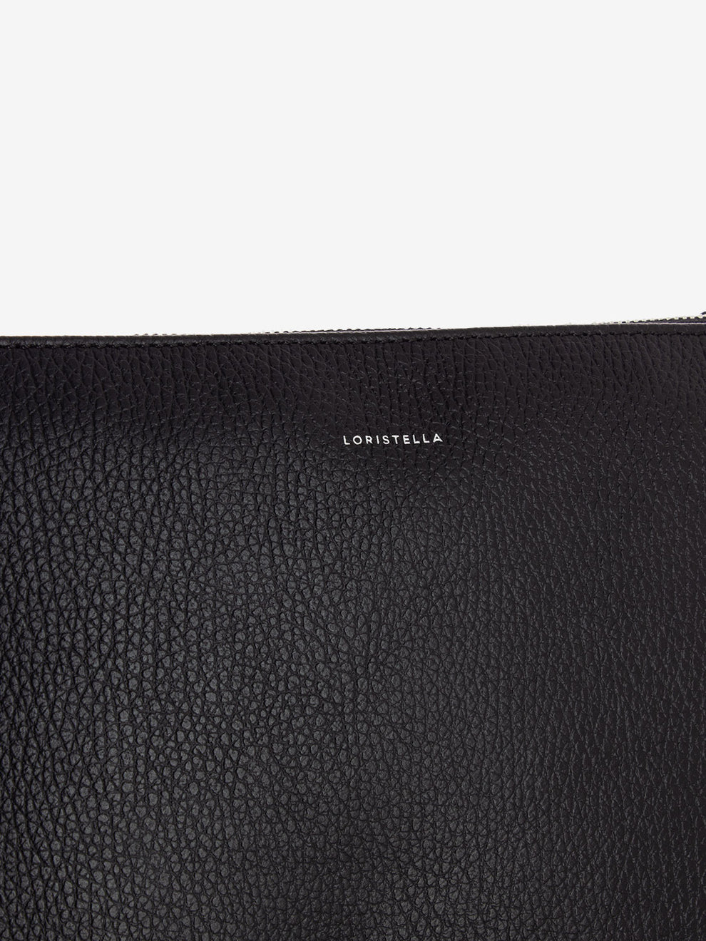 Jana Envelope Shoulder Bag in Black Dollar Leather