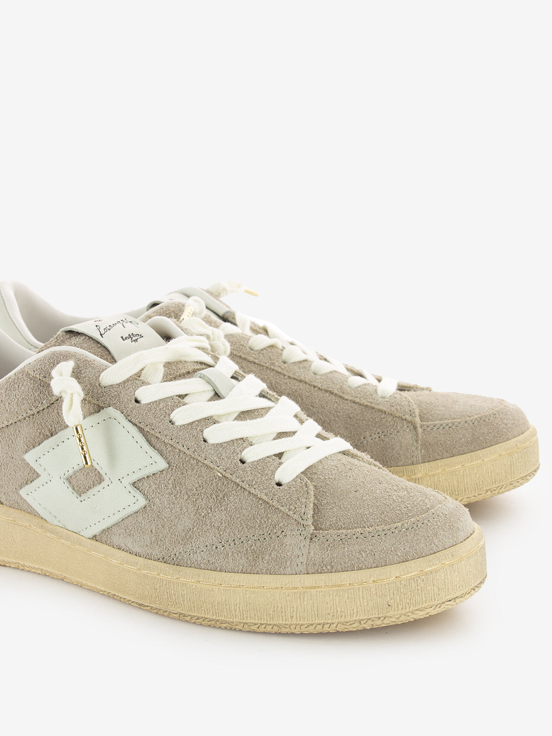 Losanga 76 furry gray sneakers