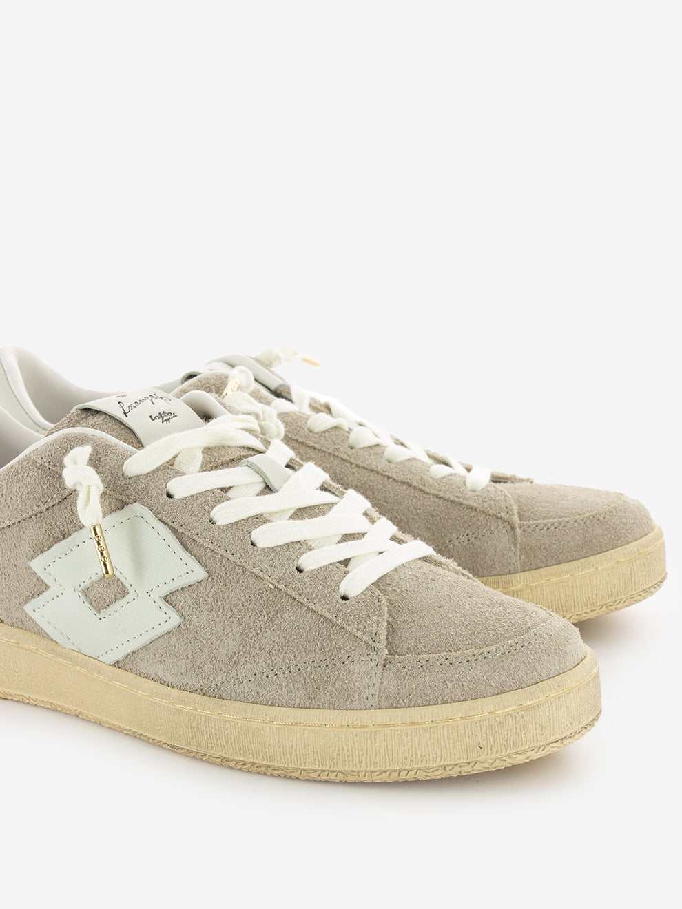 Losanga 76 furry gray sneakers