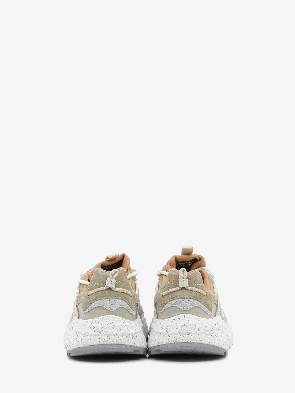 Yamabushi Woman suede e nylon cipria / stone / fuchsia