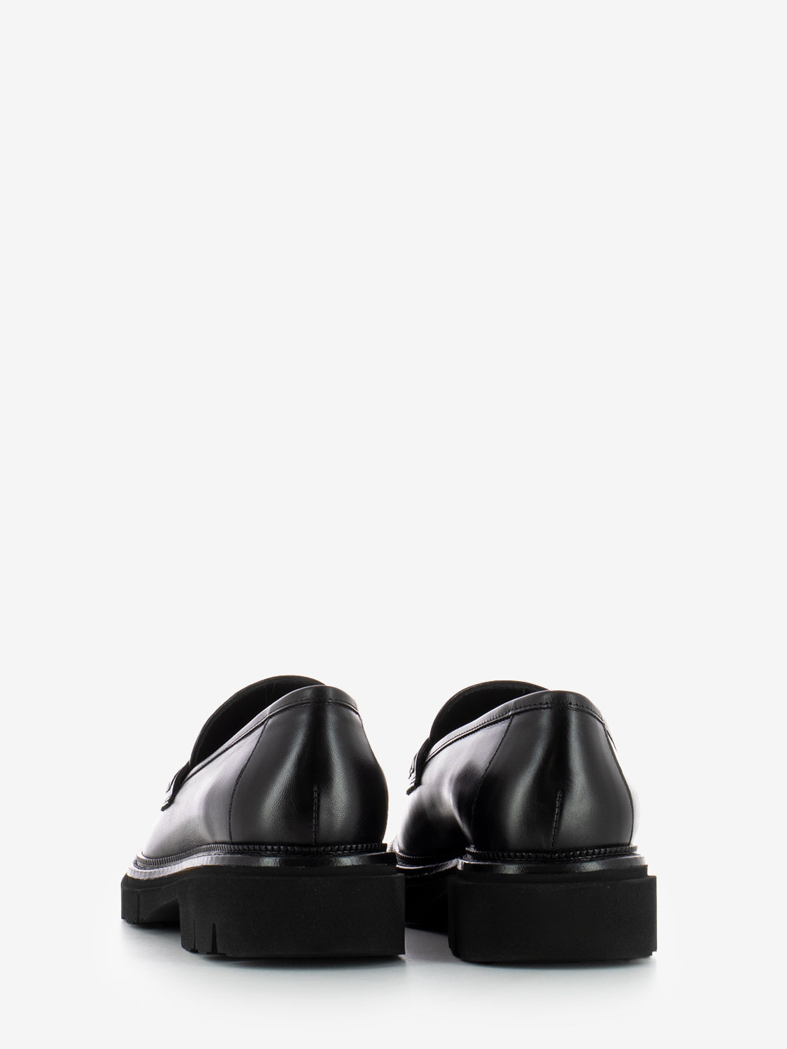 BLACK COLLEGE LEATHER LOAFER K578M_BLK