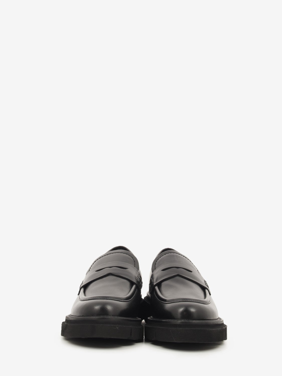 MOCASSIN LEATHER NATURAL BLACK G822M_NERO