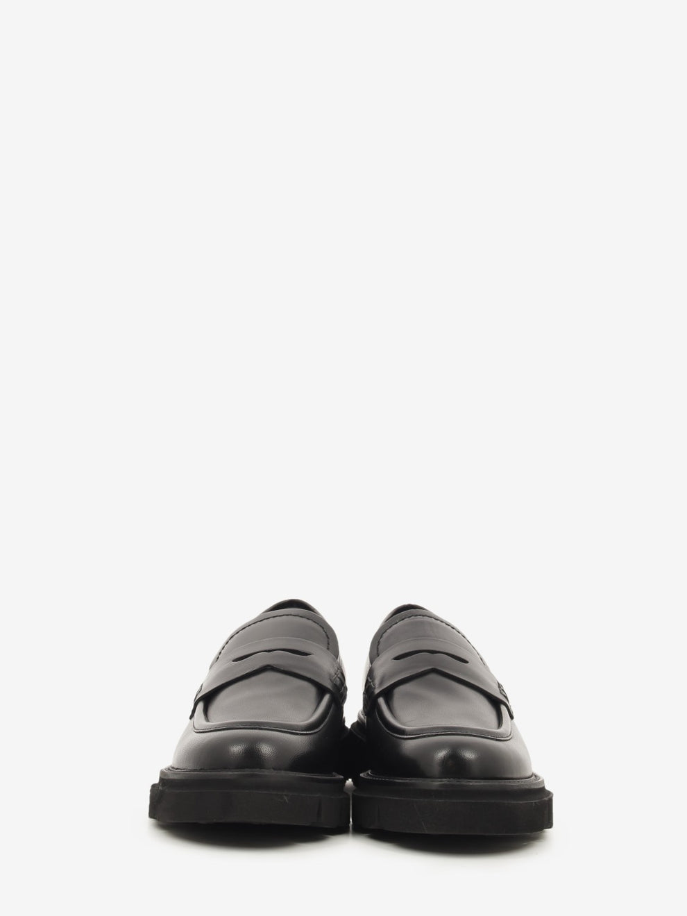 MOCASSIN LEATHER NATURAL BLACK G822M_NERO