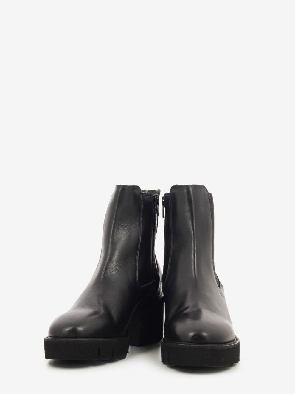 Tronchetto con zip nero