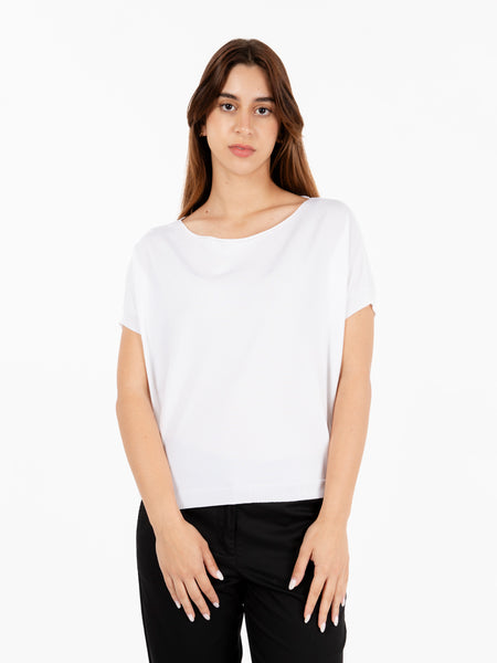 Blusa spalla scesa bianco