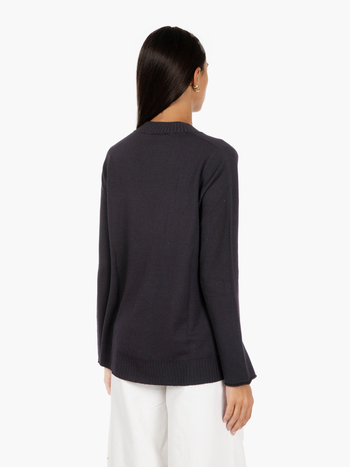 Black V-Neck Sweater