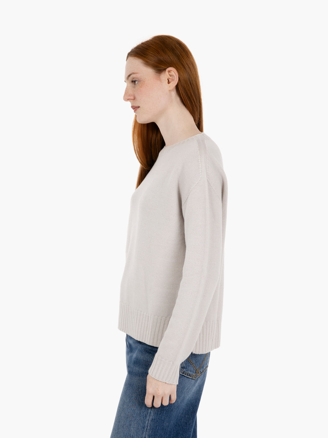 Boxy Ghost Wool Sweater