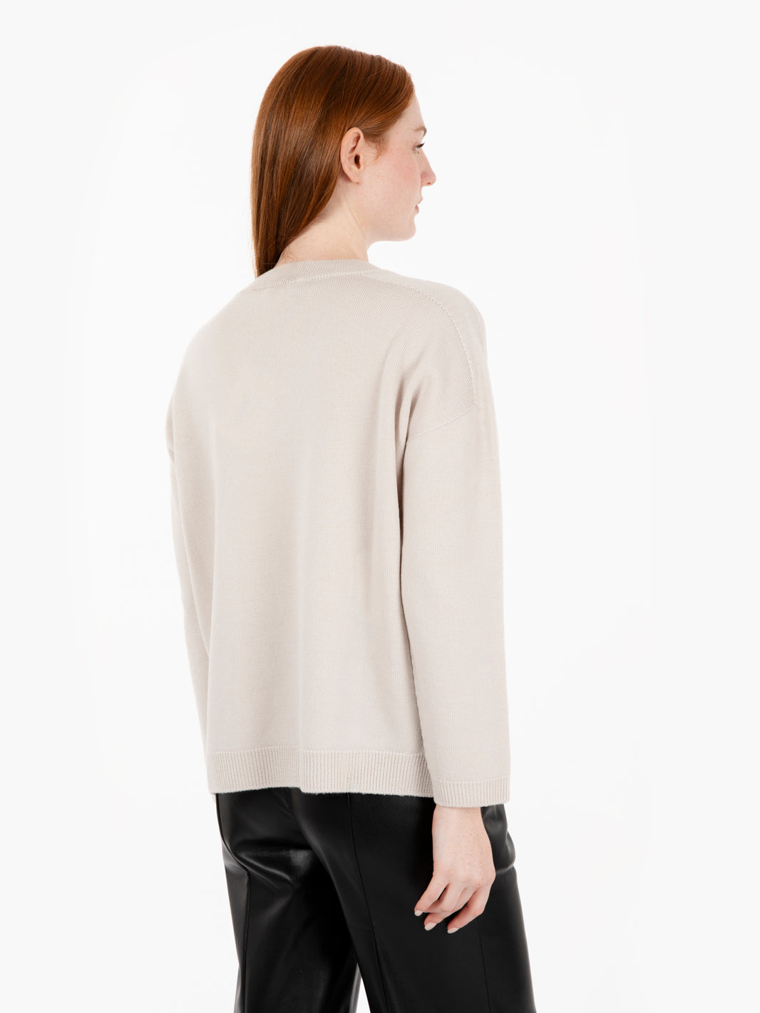 Chalk V-Neck Sweater