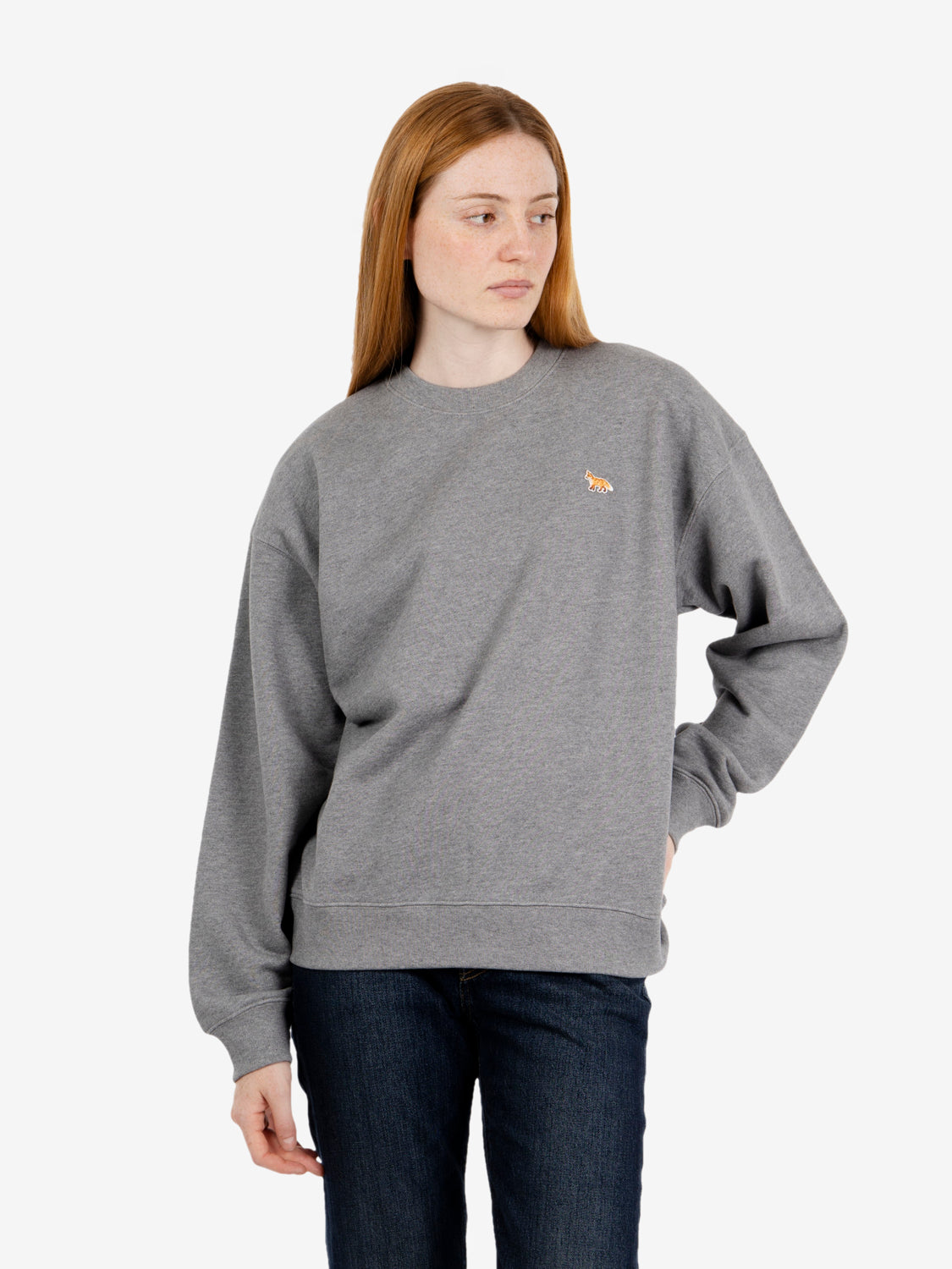 Baby fox comfort sweatshirt medium grey