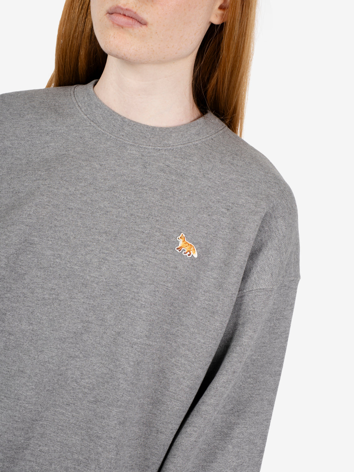 Baby fox comfort sweatshirt medium grey