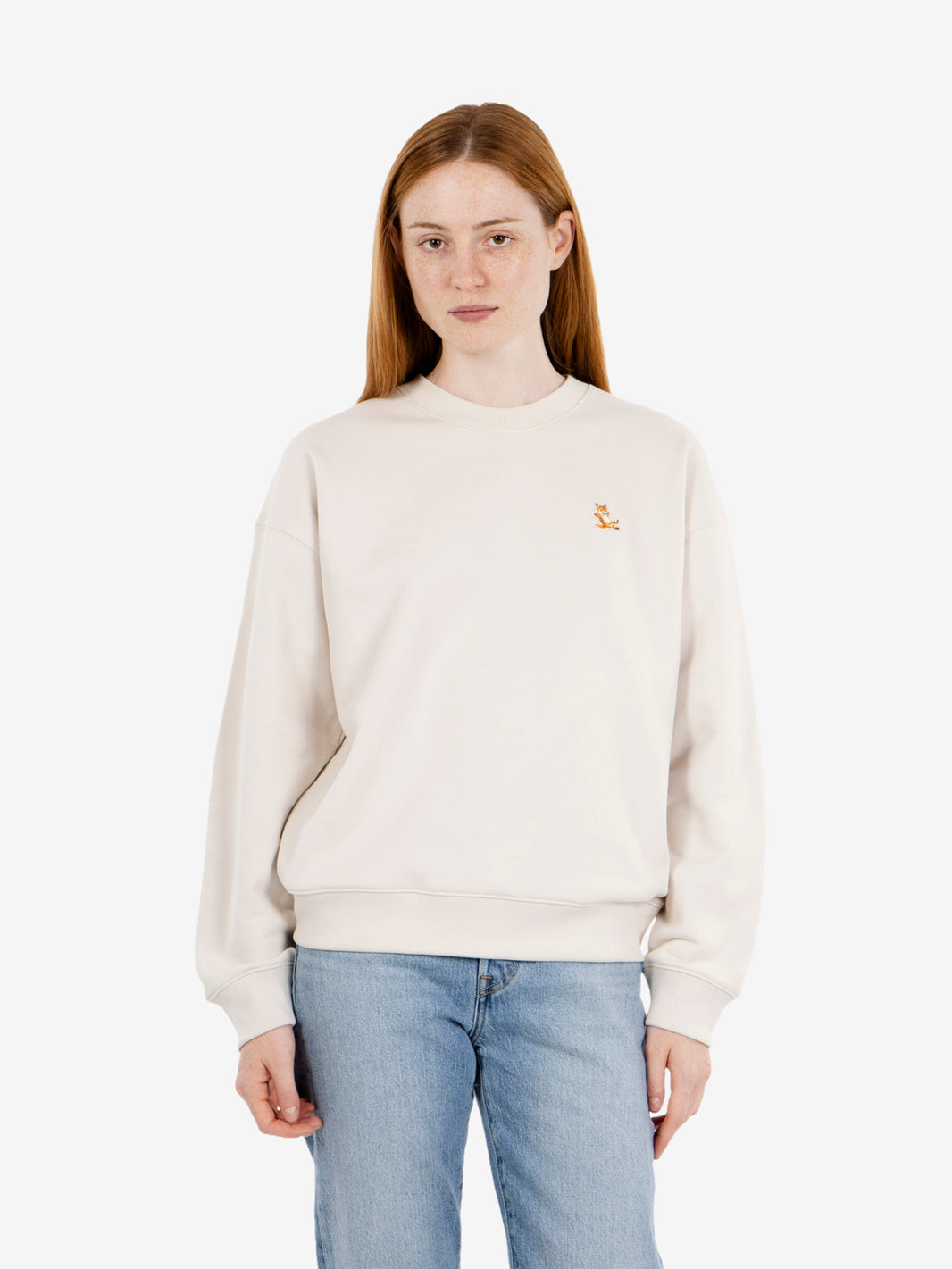 Felpa Chillax Fox comfort moon beige