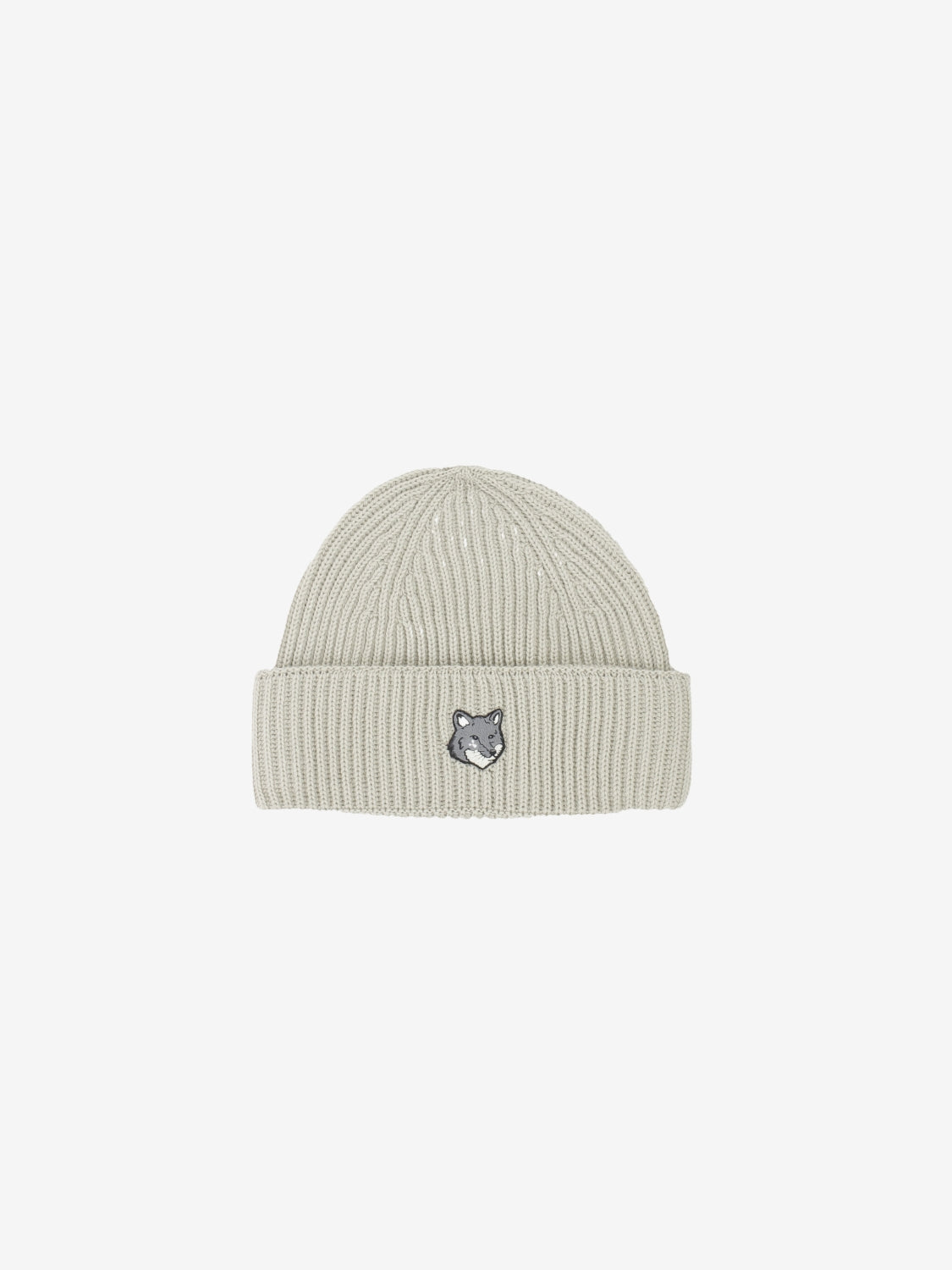 Fox head large beanie moon beige
