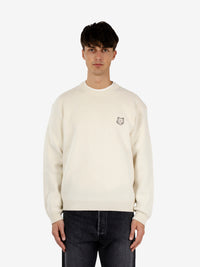 Fox Head Milano Lambswool jumper pure ecru