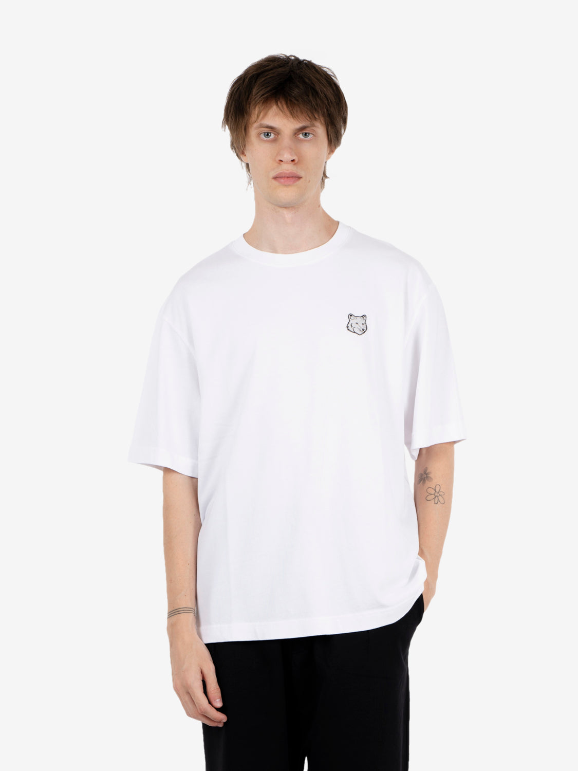 FOX HEAD OVERSIZE T-SHIRT WHITE PM00109KJ0119_P100