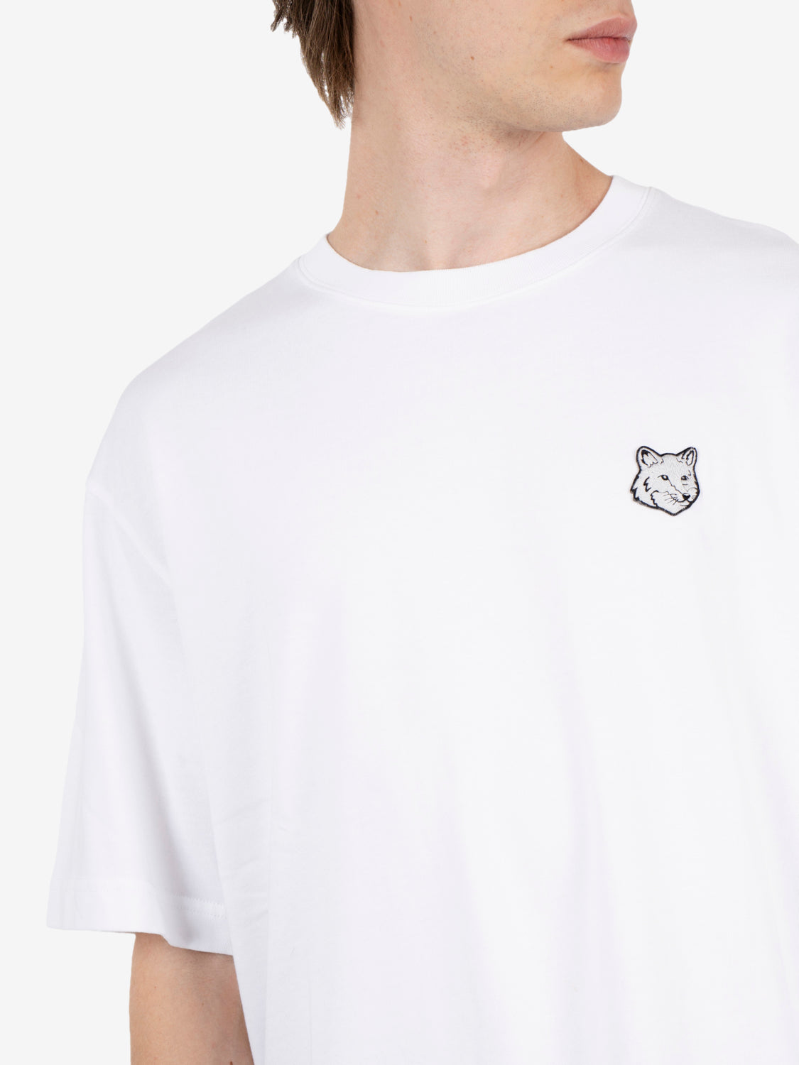 FOX HEAD OVERSIZE T-SHIRT WHITE PM00109KJ0119_P100