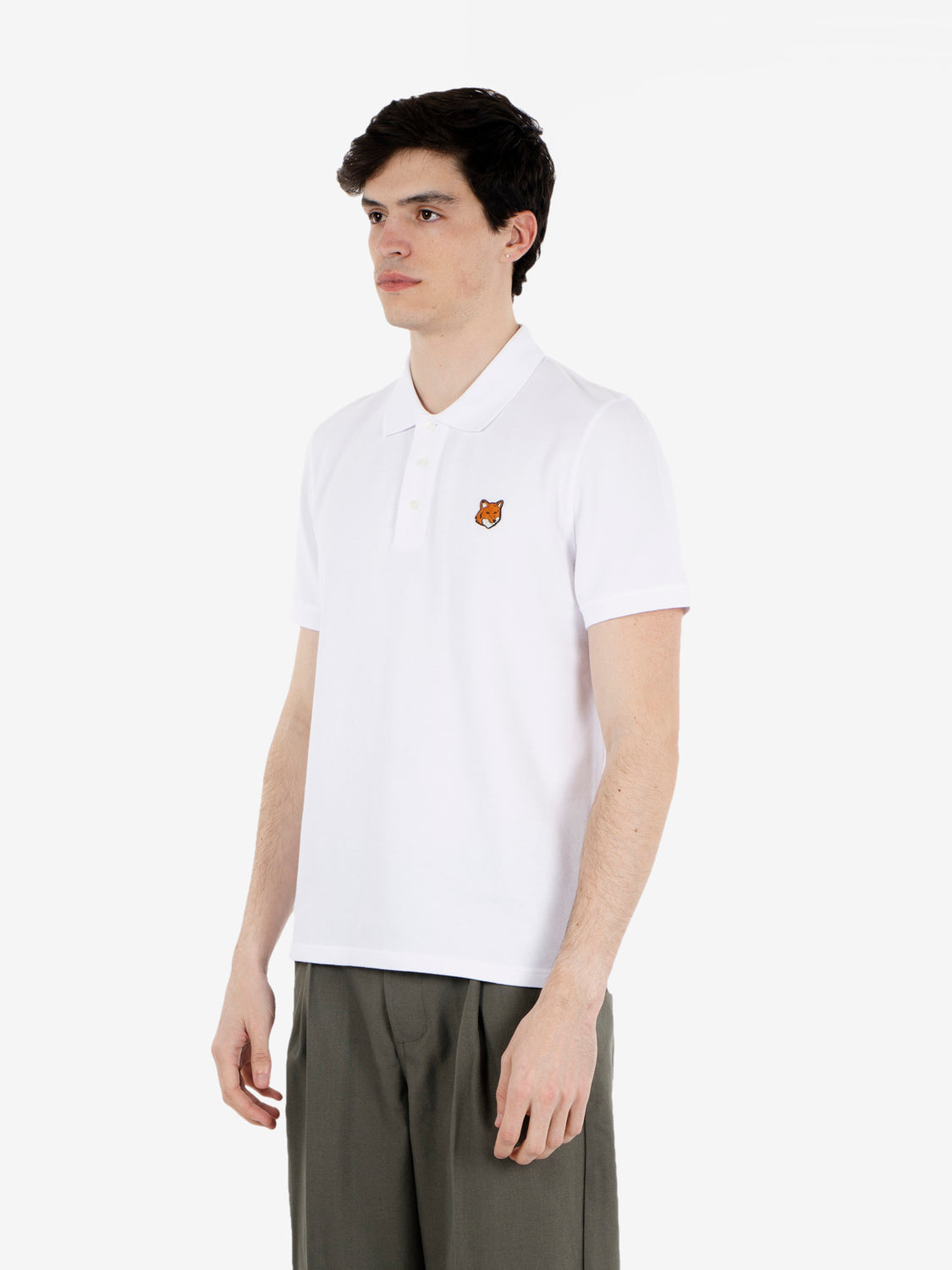 Fox head polo noble white